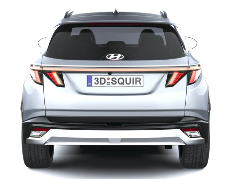 Hyundai Tucson 2025 with Interior 3D Model