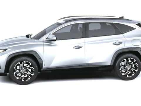 Hyundai Tucson 2025 with Interior 3D Model