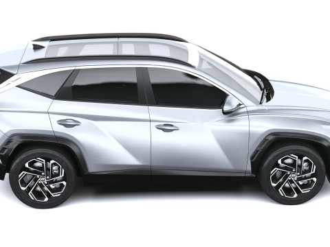 Hyundai Tucson 2025 with Interior 3D Model