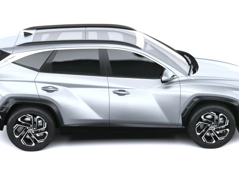 Hyundai Tucson 2025 with Interior 3D Model