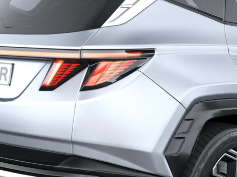 Hyundai Tucson 2025 with Interior 3D Model