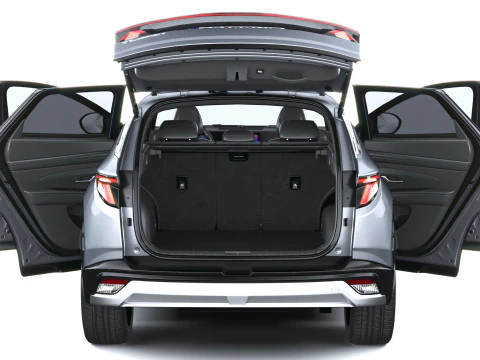 Hyundai Tucson 2025 with Interior 3D Model