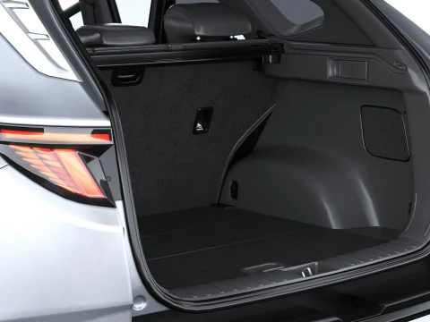 Hyundai Tucson 2025 with Interior 3D Model