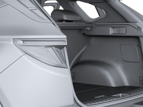 Hyundai Tucson 2025 with Interior 3D Model