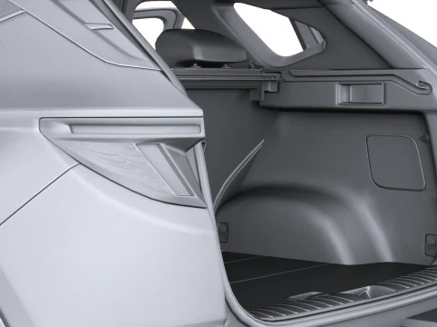 Hyundai Tucson 2025 with Interior 3D Model