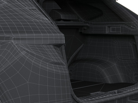 Hyundai Tucson 2025 with Interior 3D Model