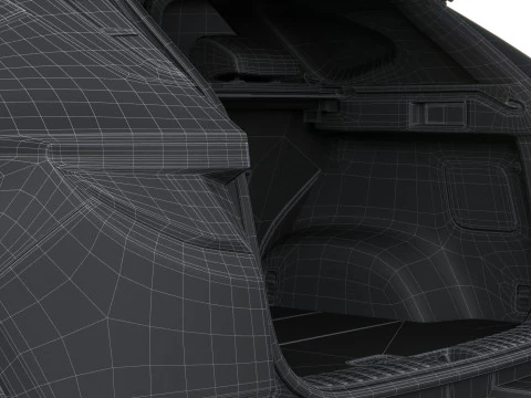 Hyundai Tucson 2025 with Interior 3D Model
