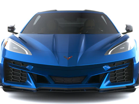 Chevrolet Corvette E-ray 2026 lowpoly Modello 3D