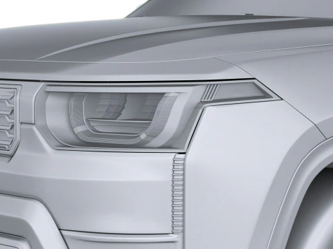Jeep Cherokee 2026 3D Model