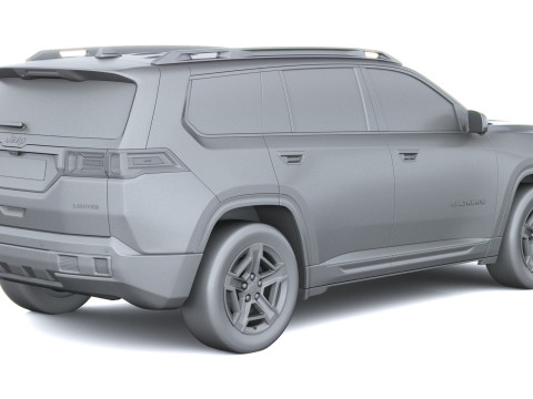 Jeep Cherokee 2026 3D Model