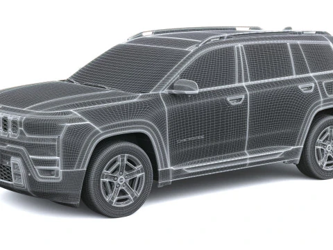 Jeep Cherokee 2026 3D Model