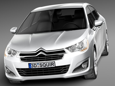 Citroen C4 L 2013 3D Model