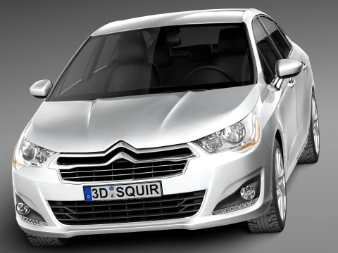 Citroen C4 L 2013 3D Model