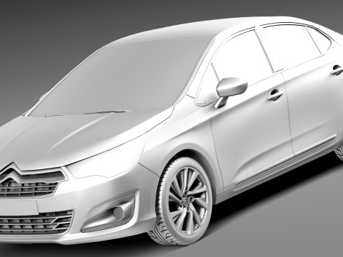 Citroen C4 L 2013 3D Model