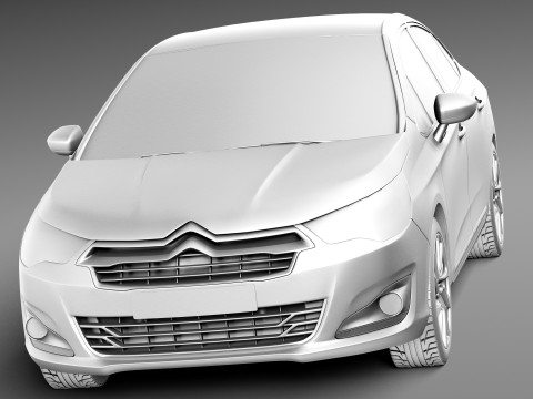Citroen C4 L 2013 3D Model
