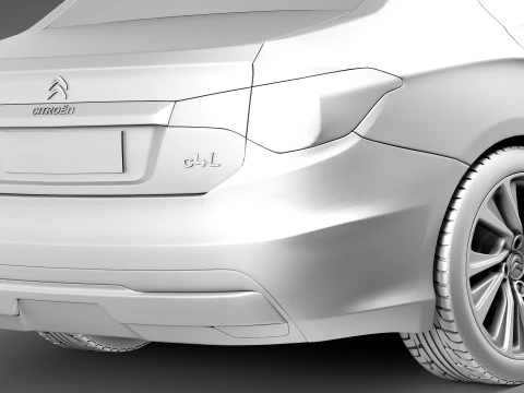 Citroen C4 L 2013 3D Model