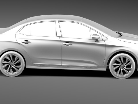 Citroen C4 L 2013 3D Model