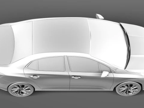 Citroen C4 L 2013 3D Model