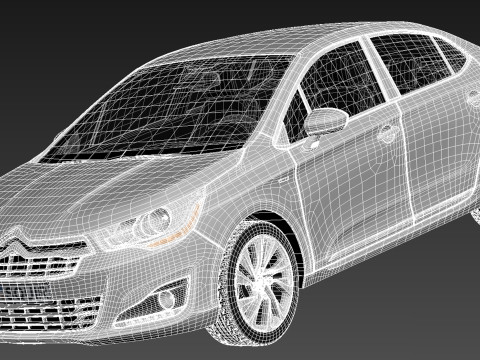 Citroen C4 L 2013 3D Model