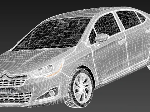 Citroen C4 L 2013 3D Model
