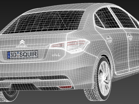 Citroen C4 L 2013 3D Model