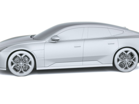 Polestar 5 2026 3D Modell