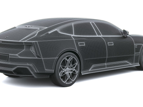 Polestar 5 2026 3D Modell