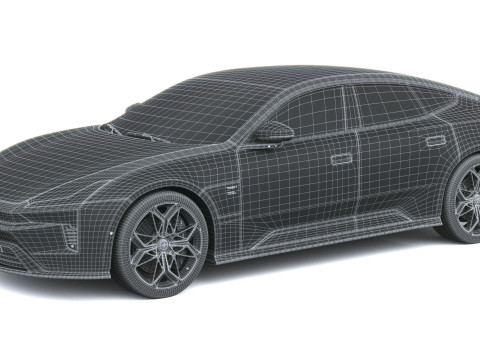 Polestar 5 2026 3D Modell