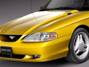 Mustang 1994-1999 3D Model