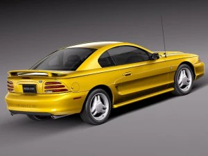 Mustang 1994-1999 3D Model