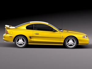 Mustang 1994-1999 3D-Modell
