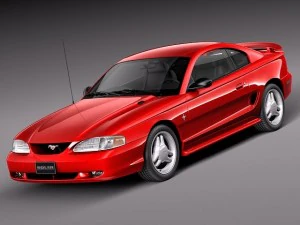 Mustang 1994-1999 3D Model