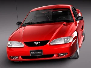 Mustang 1994-1999 3D Model