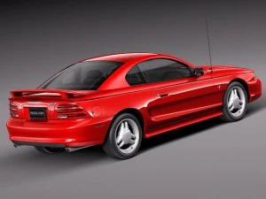 Mustang 1994-1999 3D Model