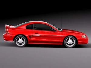 Mustang 1994-1999 3D Model