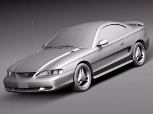 Mustang 1994-1999 3D Model