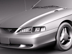 Mustang 1994-1999 3D Model