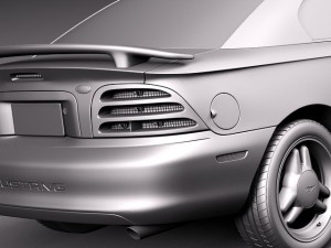 Mustang 1994-1999 3D-Modell