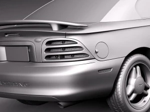 Mustang 1994-1999 3D Model