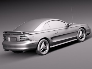 Mustang 1994-1999 3D-Modell