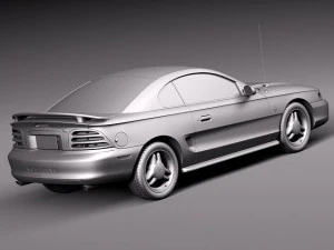 Mustang 1994-1999 3D Model