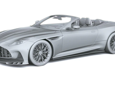 Aston Martin DB12 Volante S 2026 3D Model