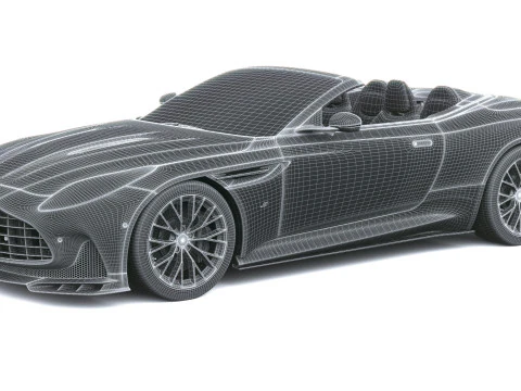 Aston Martin DB12 Volante S 2026 3D Model