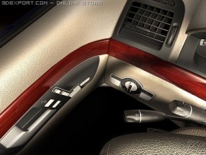 Mercedes-Benz S-class Dashboard 3D Model