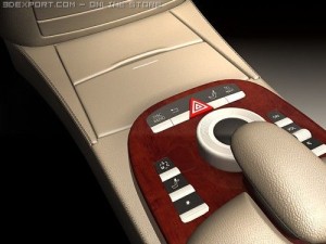 Mercedes-Benz S-class Dashboard 3D Model