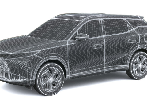 Omoda 7 2025 Modelo 3D