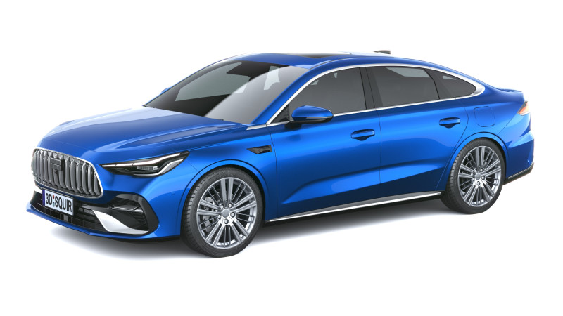 Geely Galaxy Sterrenschijn 6 2026 3D Model .c4d .max .obj .3ds .fbx .stl .blend 