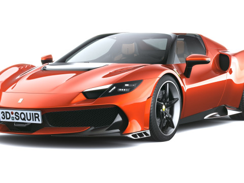 Ferrari 296 Özel A 2026 3D Model