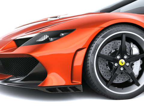 Ferrari 296 Özel A 2026 3D Model