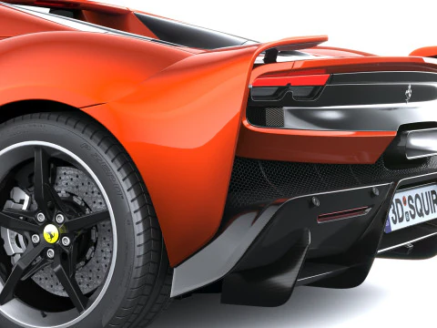 Ferrari 296 Speciale A 2026 3D Model